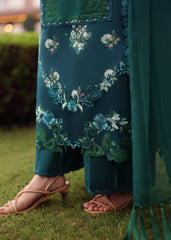 Sardinia | Embroidered Lawn Edit 26 | Hillside Teal
