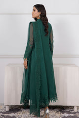 Baroque | Formals Collection | EMBROIDERED SCHIFFLI CHIFFON UF-339