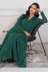 Baroque | Formals Collection | EMBROIDERED SCHIFFLI CHIFFON UF-339