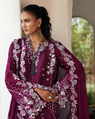 Republic Womenswear | Embroidered Pret'26 | Velvet Dahlia