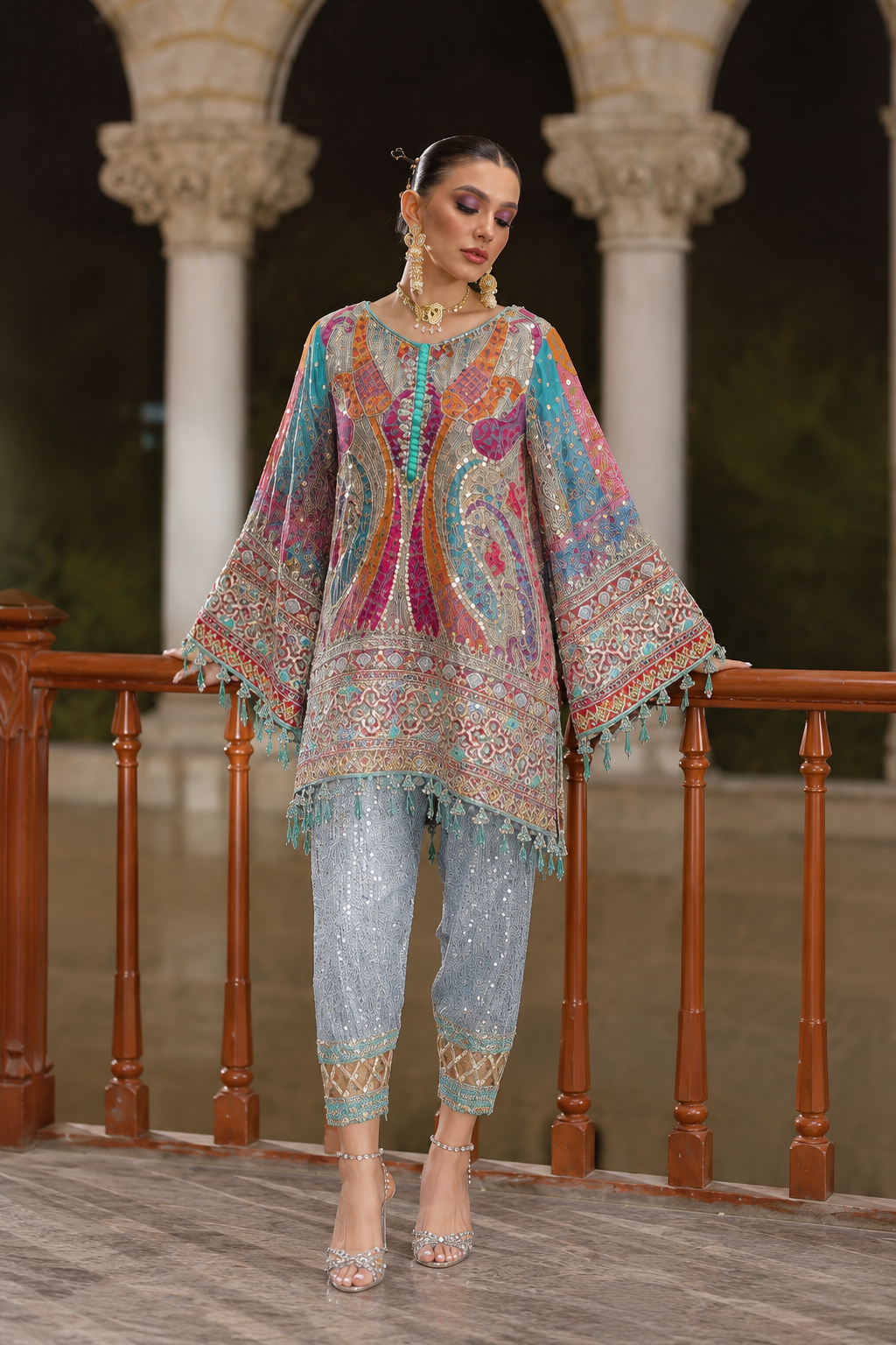 Shahab Tassadaq | Embroidered Luxury Formal Dress | Ensemble