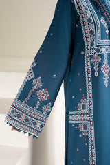 Farasha | Summer Weaves Embroidered Lawn |Pale Blue