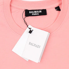 Balmain S Pink T-Shirt For Men
