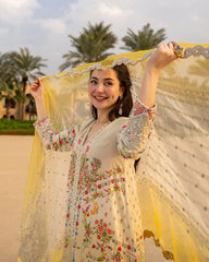 Aya Luxury Lawn Arta - Faiza Saqlain 3-Piece