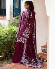 Republic Womenswear | Embroidered Pret'26 | Velvet Dahlia