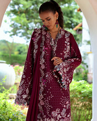 Republic Womenswear | Embroidered Pret'26 | Velvet Dahlia
