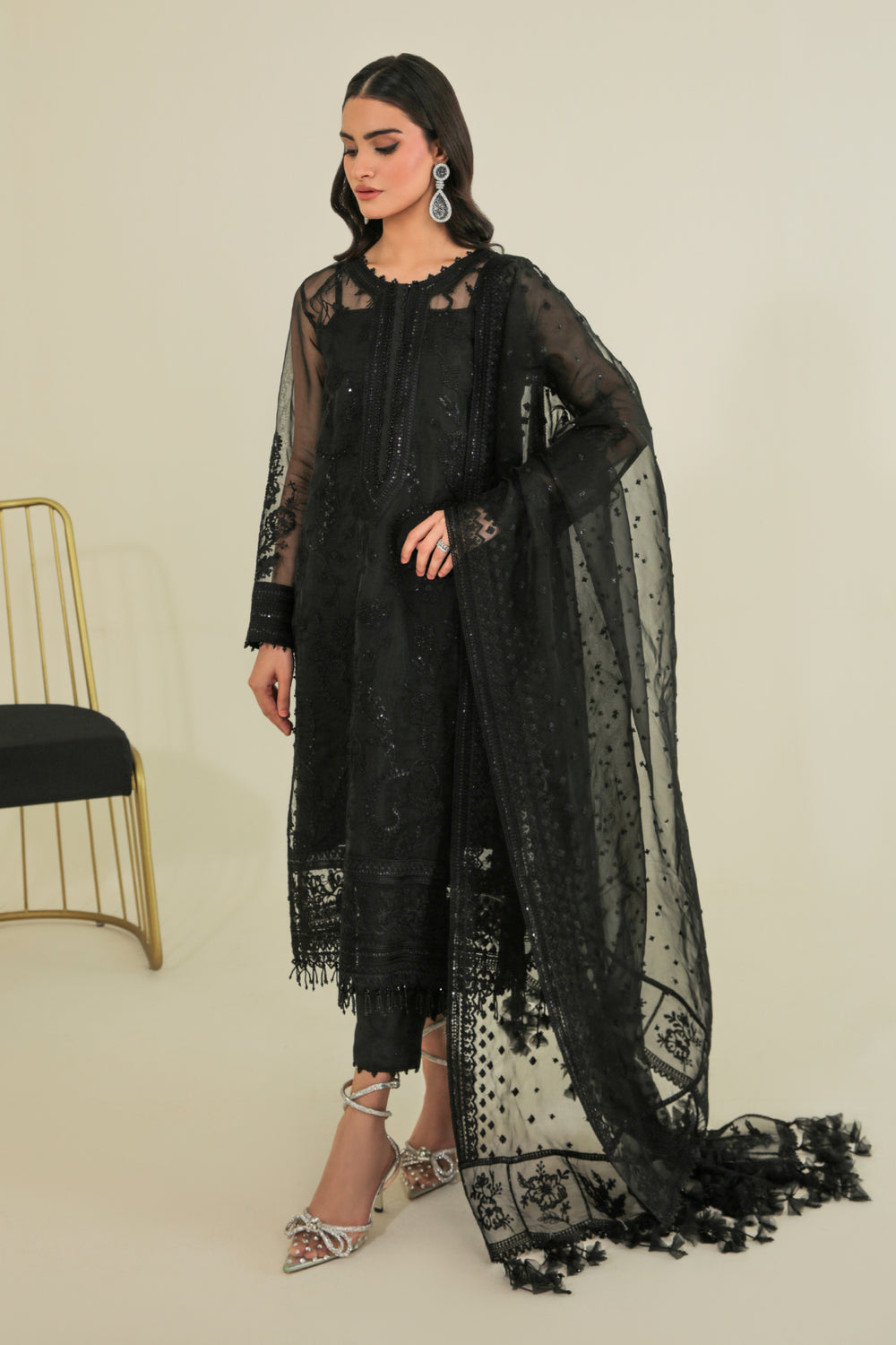 Baroque | Formals Collection | EMBROIDERED ORGANZA UF-235