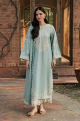 Batik | FAHEEMA 3PC EMBROIDERED | KARANDI PRET