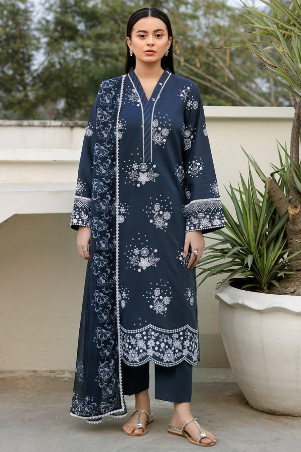 Farasha | Summer Weaves Embroidered Lawn | Royal Lux