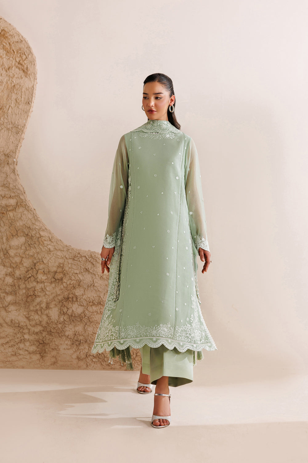 Farasha | Chiffon Threads 26 | Pastel Mint