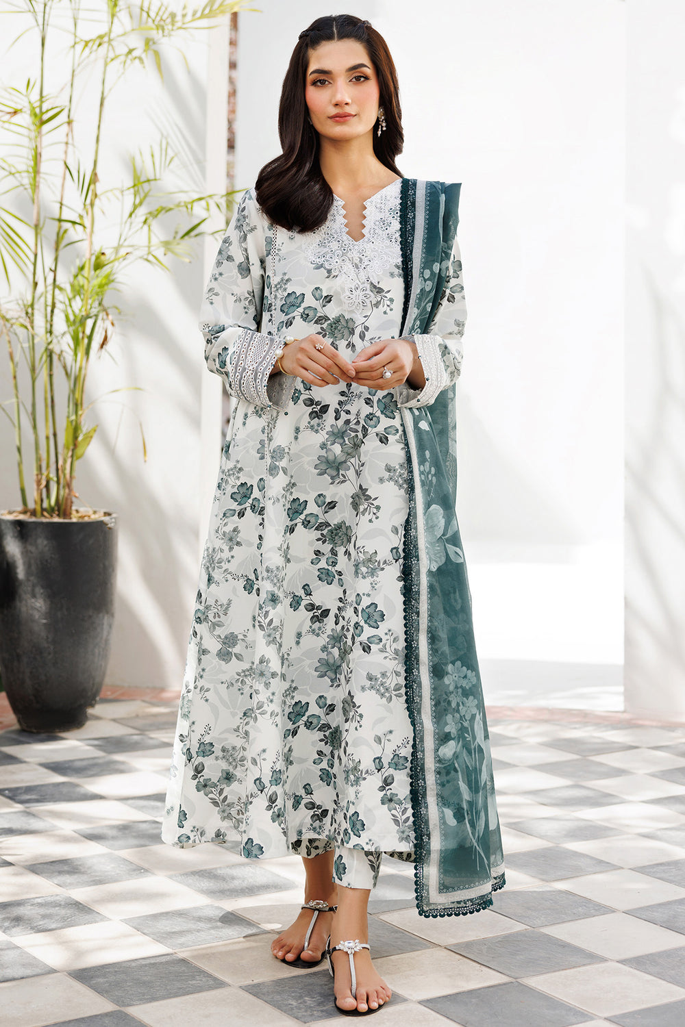 Farasha | Printed Essentials | Smokey Sea