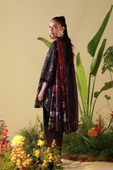 Sahar | Mirha Casual Pret | Obsidian Flora