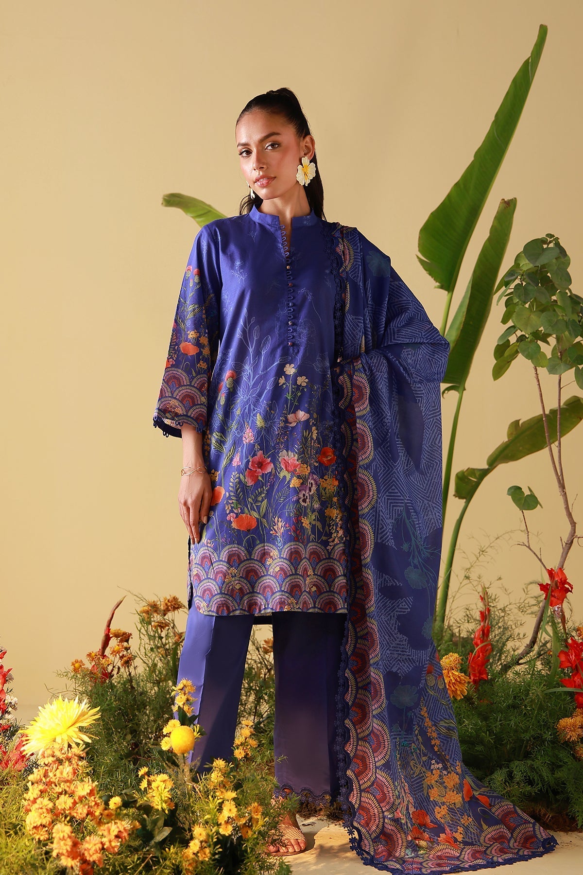 Sahar | Mirha Casual Pret | Royal Cobalt