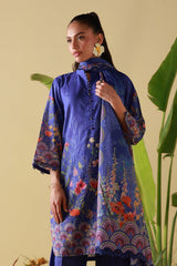 Sahar | Mirha Casual Pret | Royal Cobalt