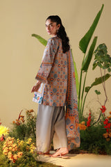 Sahar | Mirha Casual Pret | Silver Mosaic