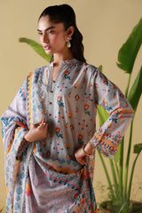 Sahar | Mirha Casual Pret | Silver Mosaic