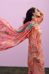Sahar | Mirha Casual Pret | Peachy Cascade