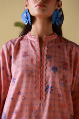 Sahar | Mirha Casual Pret | Blush Cobalt