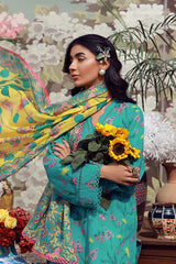 Sahar | Mirha Casual Pret | Teal Meadow