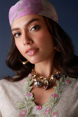 Sahar | Mirha Casual Pret | Ivory Petaline