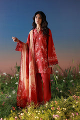 Sahar | Mirha Casual Pret | Crimson Heirloom