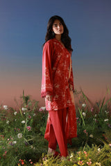 Sahar | Mirha Casual Pret | Crimson Heirloom