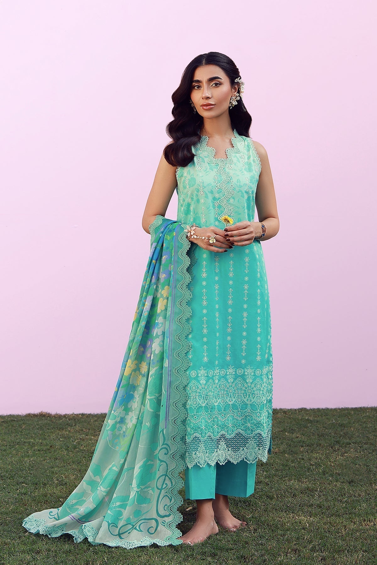 Sahar | Mirha Casual Pret | Turquoise Drift