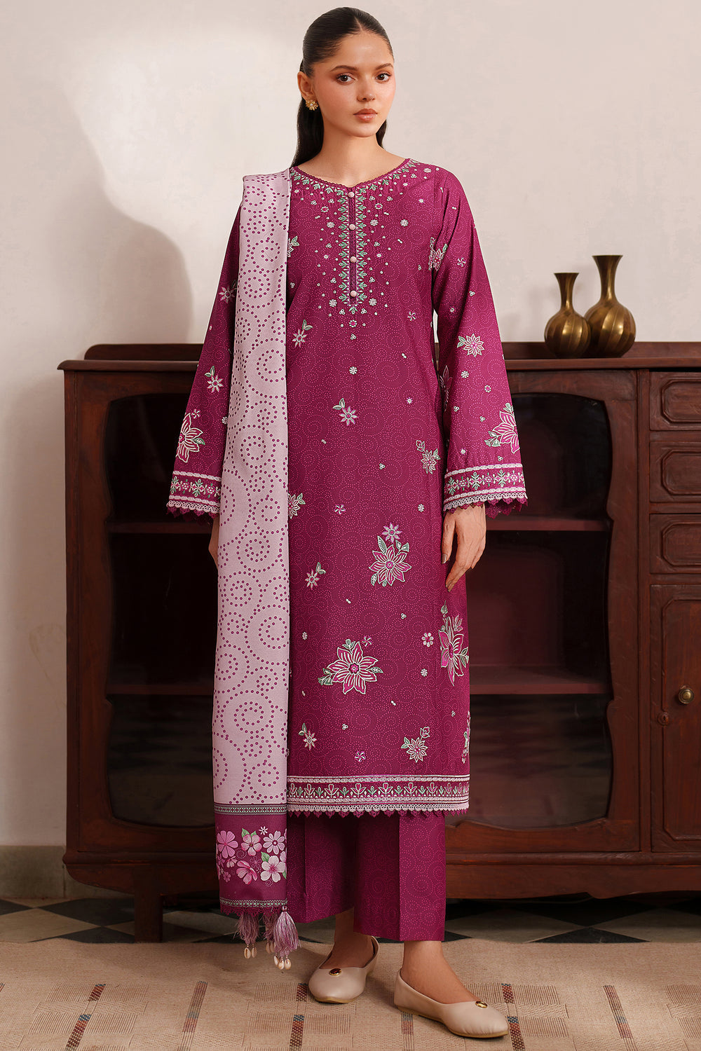 Farasha | Meline Premium Viscose 25 | Berry Blush