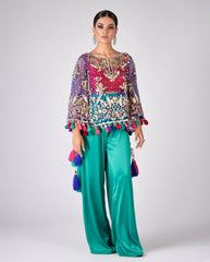 Shahab Tassadaq | Festive Party Wear | Emerald Green