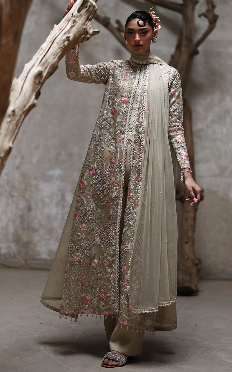 Threads and Motifs | Formal Dresses 25 | Organza Embroidered Jacket
