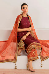 Baroque | Formals Collection | EMBROIDERED CHIFFON UF-698