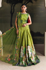 Maria B | 3 Piece Unstitched Embroidered | SR-01-06-Peridot Green