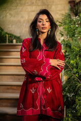Sahar | Luxury Pret 25 | Crimson Majesty
