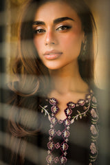 Sahar | Luxury Pret 25 | Aubergine Noir