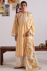 Cross Stitch | Khaddar Linen 25 | OCHRE BLISS