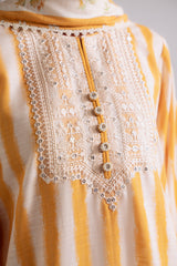 Cross Stitch | Khaddar Linen 25 | OCHRE BLISS