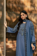 Batik | SOZNI 3PC EMBROIDERED | KARANDI PRET