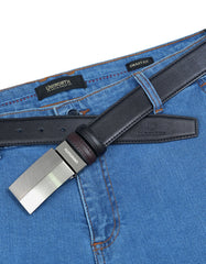 Black Texture Formal Belt