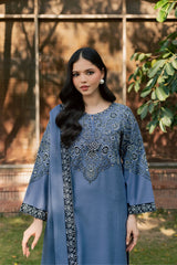 Batik | SOZNI 3PC EMBROIDERED | KARANDI PRET