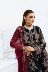 Ramsha | Chevron Chiffon Collection | A-1008