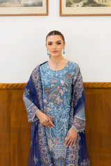 Ramsha | Chevron Chiffon Collection | A-1006