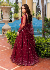 Sahane | Haye Dil Wedding Formals | CT 29009 Crimson HeartBeat
