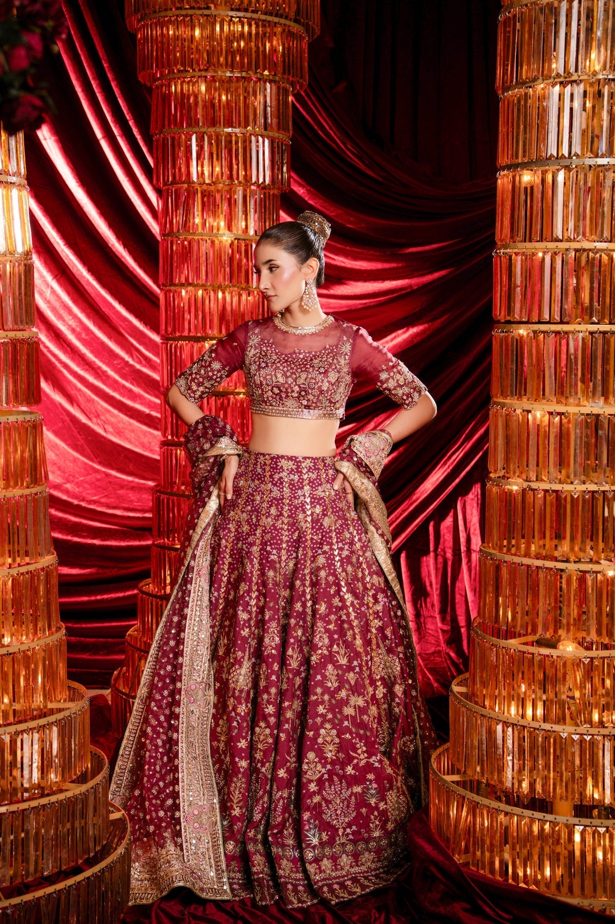 Sable Vogue | Laal Bagh Bridal Collection |SLB-1610