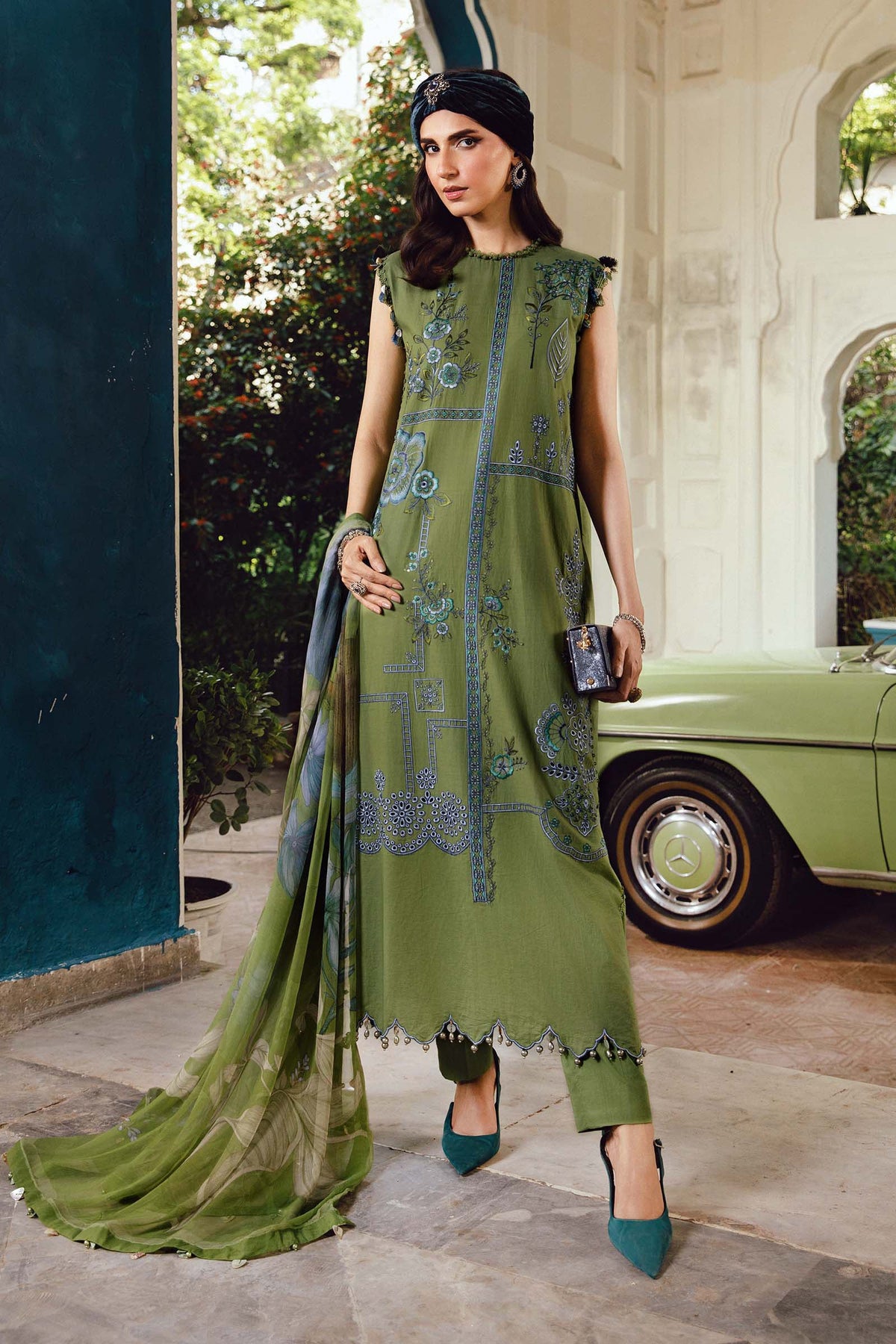 Maria B | M Prints Winter 25 |  MPT-2701-A