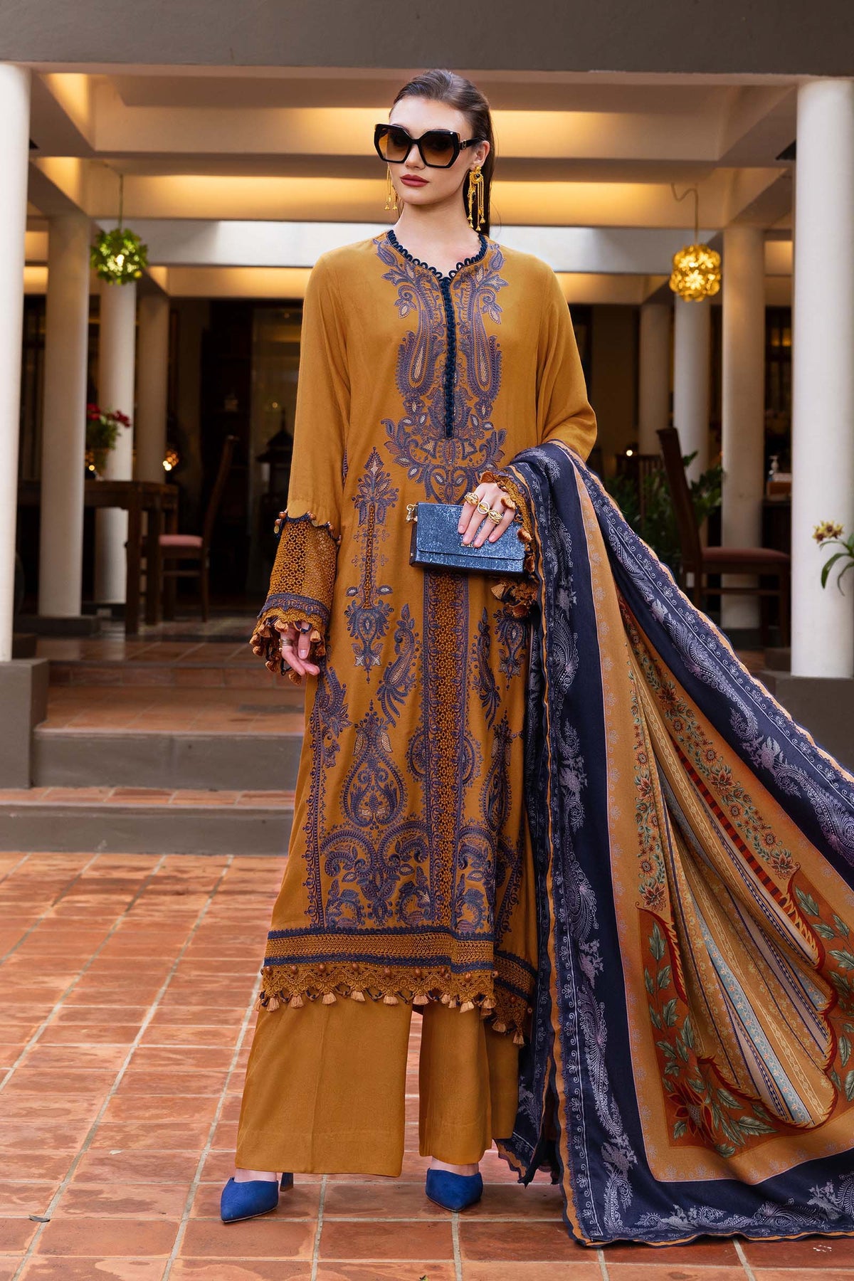 Maria B | M Prints Winter 25 | MPT-2803-A