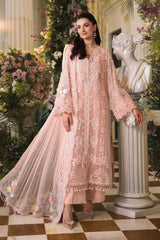Maria b | Chiffon Formals 26 | MPC-26-104-Peach Pink