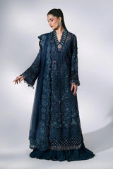 Maria B | Mbroidered Wedding Formals 26 | BD-3106-Peacock Blue
