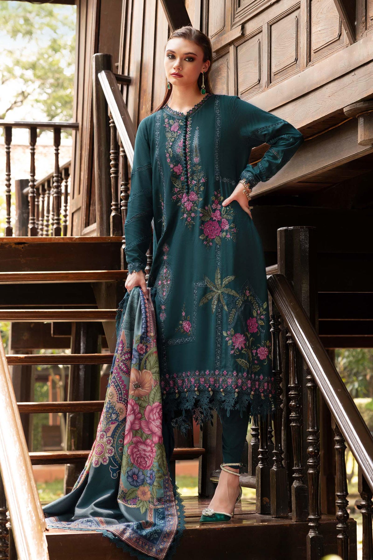 Maria B | M Prints Winter 25 | MPT-2807-B