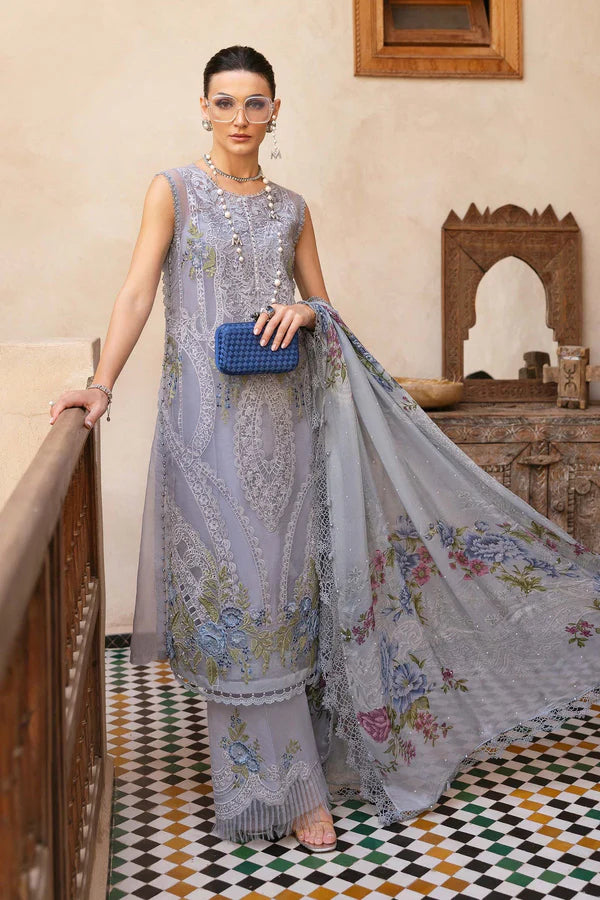 Maria B | Luxury Lawn 25 | D-2509-B| Zayan Clothing UK