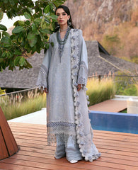 Republic Womenswear | Kalani Eid Luxury Lawn 25 | D3-B - Sitara | Zayan Clothing UK